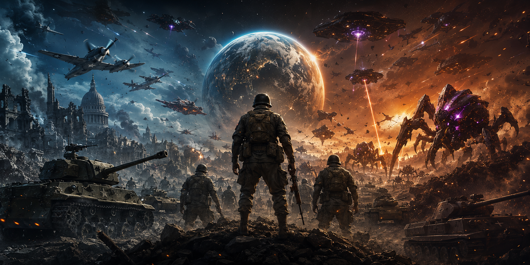 Hero background art